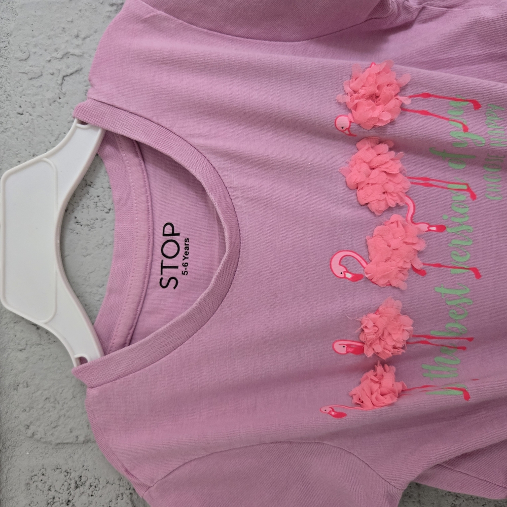 Pink Flamingo Graphic T-Shirt